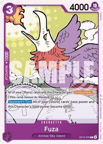 Fuza (OP15-070), Adventure on Kami's Island — One Piece card price