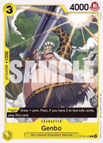 Genbo (OP15-103), Adventure on Kami's Island — One Piece card price