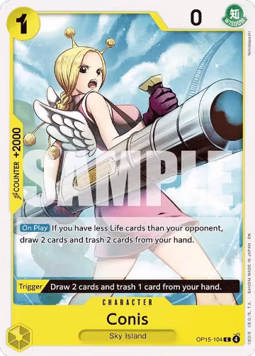 Conis (OP15-104), Adventure on Kami's Island — One Piece card price