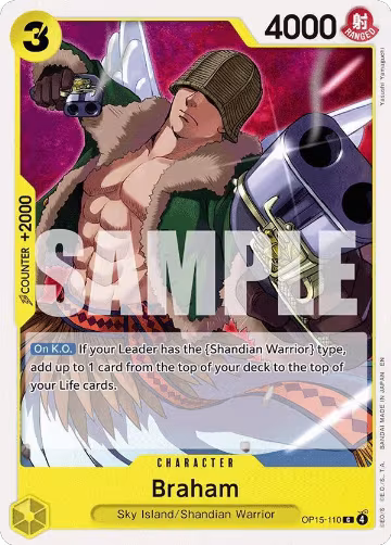 Braham (OP15-110), Adventure on Kami's Island — One Piece card price