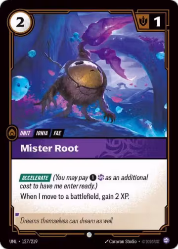 Mister Root (127/219), Unleashed — Riftbound card price