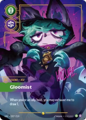 Vex, Gloomist (Signature) (232*/219) — card price