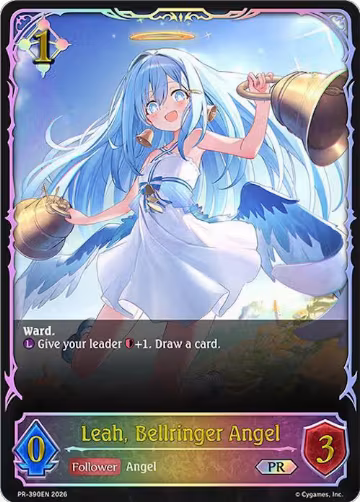 Leah, Bellringer Angel (PR-390) (PR-390EN), Shadowverse: Evolve Promo Cards — Shadowverse card price