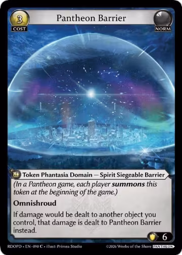 Pantheon Barrier (090), Radiant Origins: Pantheon — Grand Archive card price