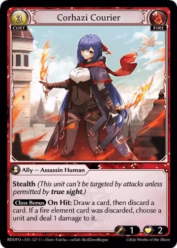 Corhazi Courier (127), Radiant Origins: Pantheon — Grand Archive card price