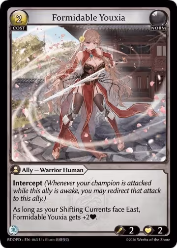 Formidable Youxia (063), Radiant Origins: Pantheon — Grand Archive card price