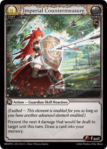 Imperial Countermeasure (076), Radiant Origins: Pantheon — Grand Archive card price