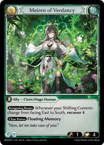 Meiren of Verdancy (232), Radiant Origins: Pantheon — Grand Archive card price