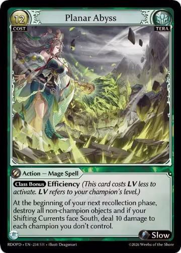 Planar Abyss (234), Radiant Origins: Pantheon — Grand Archive card price