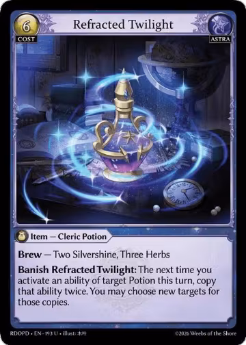 Refracted Twilight (193), Radiant Origins: Pantheon — Grand Archive card price
