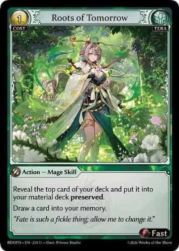Roots of Tomorrow (235), Radiant Origins: Pantheon — Grand Archive card price