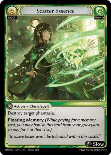 Scatter Essence (174), Radiant Origins: Pantheon — Grand Archive card price
