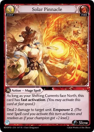 Solar Pinnacle (147), Radiant Origins: Pantheon — Grand Archive card price