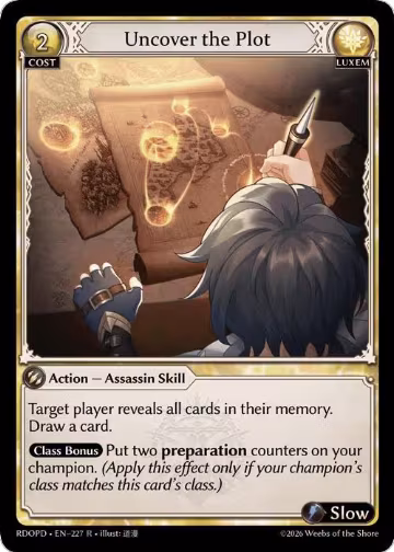 Uncover the Plot (227), Radiant Origins: Pantheon — Grand Archive card price