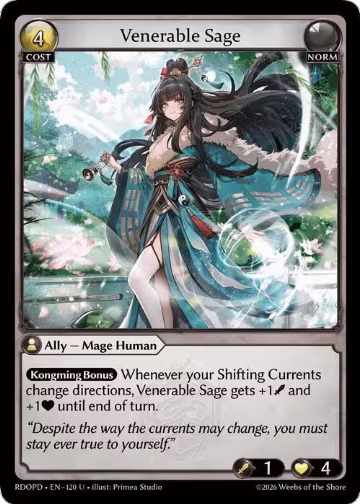 Venerable Sage (120), Radiant Origins: Pantheon — Grand Archive card price