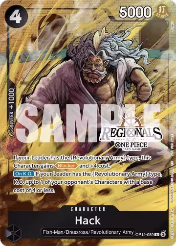 Hack (Regional Participation Pack 2026 Vol.1) (OP12-089), One Piece Promotion Cards — One Piece card price