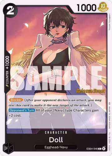 Doll (EB04-046), Adventure on Kami's Island Release Event Cards — One Piece card price
