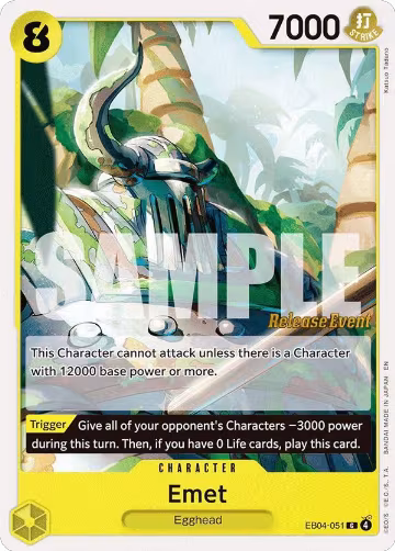 Emet (EB04-051), Adventure on Kami's Island Release Event Cards — One Piece card price