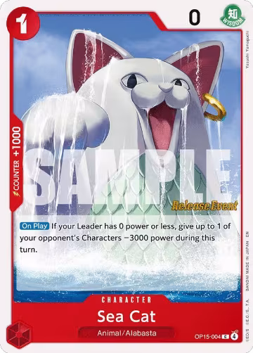 Sea Cat (OP15-004), Adventure on Kami's Island Release Event Cards — One Piece card price