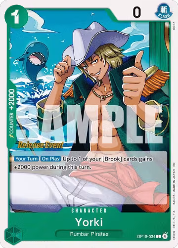 Yorki (OP15-034), Adventure on Kami's Island Release Event Cards — One Piece card price