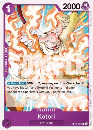 Kotori (OP15-064), Adventure on Kami's Island Release Event Cards — One Piece card price