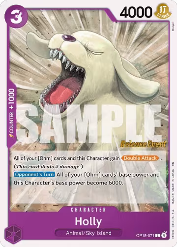Holly (OP15-071), Adventure on Kami's Island Release Event Cards — One Piece card price