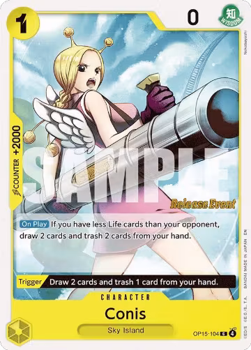Conis (OP15-104), Adventure on Kami's Island Release Event Cards — One Piece card price