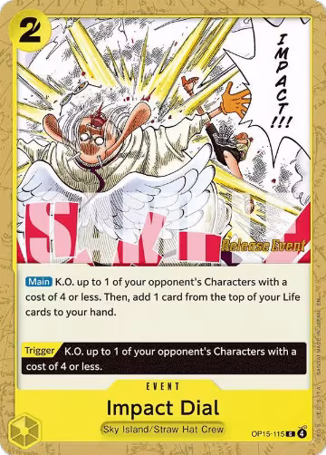 Impact Dial (OP15-115), Adventure on Kami's Island Release Event Cards — One Piece card price