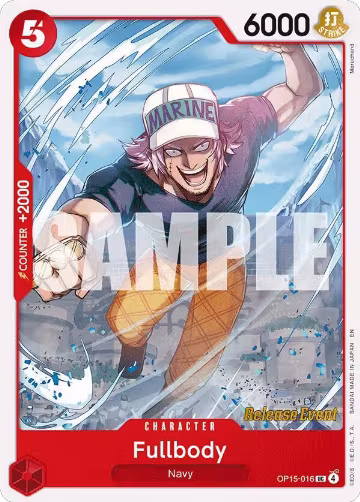 Fullbody (OP15-016), Adventure on Kami's Island Release Event Cards — One Piece card price