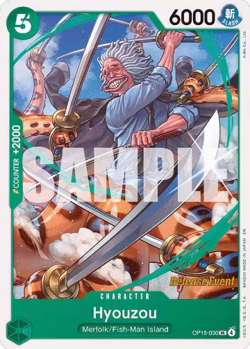 Hyouzou (OP15-030), Adventure on Kami's Island Release Event Cards — One Piece card price