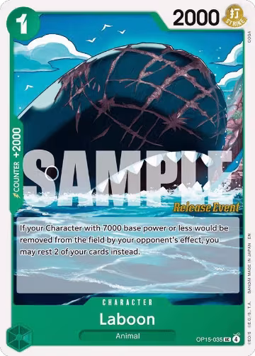 Laboon (OP15-035), Adventure on Kami's Island Release Event Cards — One Piece card price