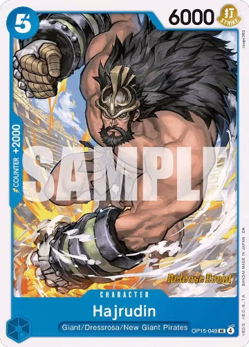 Hajrudin (OP15-049), Adventure on Kami's Island Release Event Cards — One Piece card price