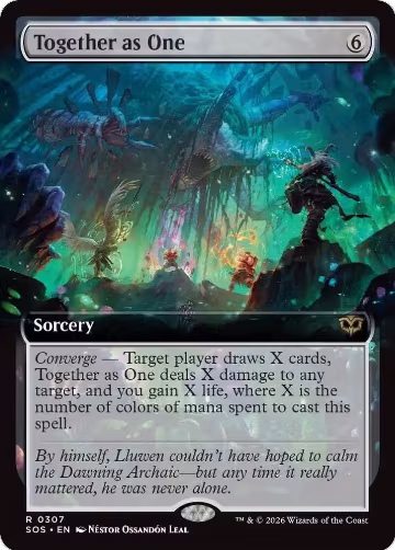 Together as One (Extended Art) (307), Secrets of Strixhaven — Magic card price