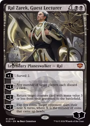 Ral Zarek, Guest Lecturer (97), Secrets of Strixhaven — Magic card price