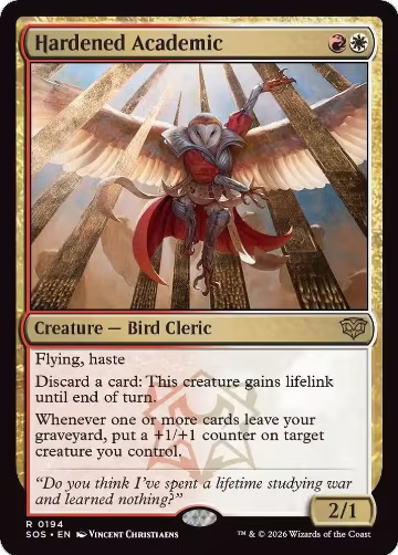 Hardened Academic (194), Secrets of Strixhaven — Magic card price