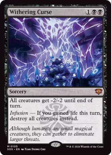 Withering Curse (105), Secrets of Strixhaven — Magic card price