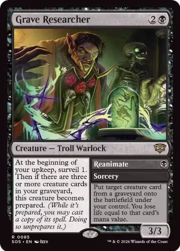 Grave Researcher (85), Secrets of Strixhaven — Magic card price