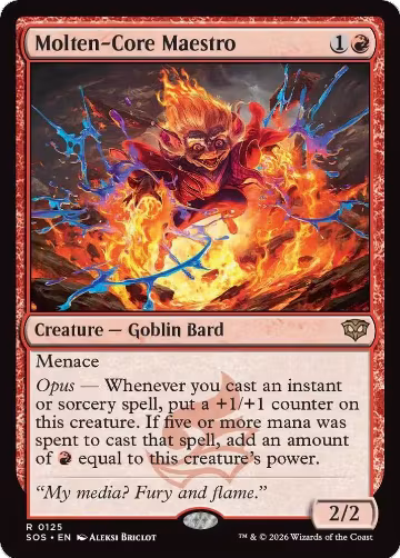 Molten-Core Maestro (125), Secrets of Strixhaven — Magic card price