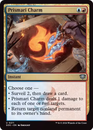 Prismari Charm (211), Secrets of Strixhaven — Magic card price
