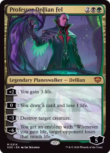 Professor Dellian Fel (214), Secrets of Strixhaven — Magic card price