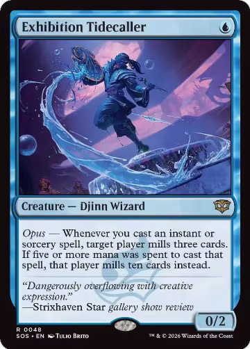Exhibition Tidecaller (48), Secrets of Strixhaven — Magic card price
