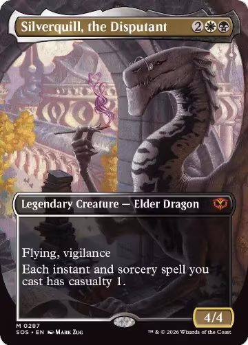 Silverquill, the Disputant (Borderless) (287), Secrets of Strixhaven — Magic card price