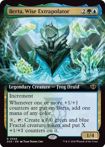 Berta, Wise Extrapolator (Extended Art) (346), Secrets of Strixhaven — Magic card price