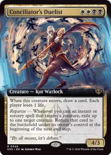 Conciliator's Duelist (Extended Art) (348), Secrets of Strixhaven — Magic card price