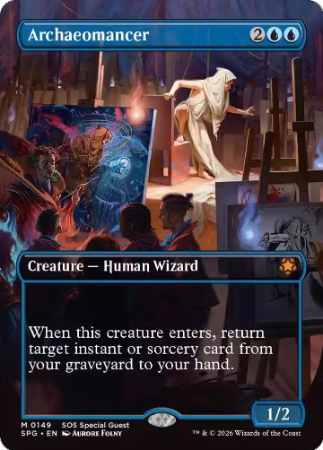 Archaeomancer (Borderless) (149), Special Guests — Magic card price