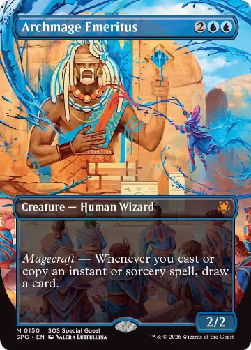 Archmage Emeritus (Borderless) (150), Special Guests — Magic card price