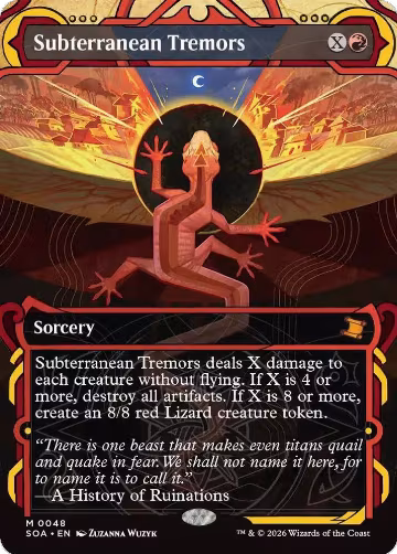Subterranean Tremors (48), Secrets of Strixhaven: Mystical Archive — Magic card price