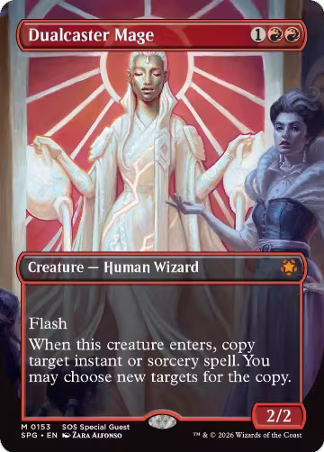 Dualcaster Mage (Borderless) (153), Special Guests — Magic card price