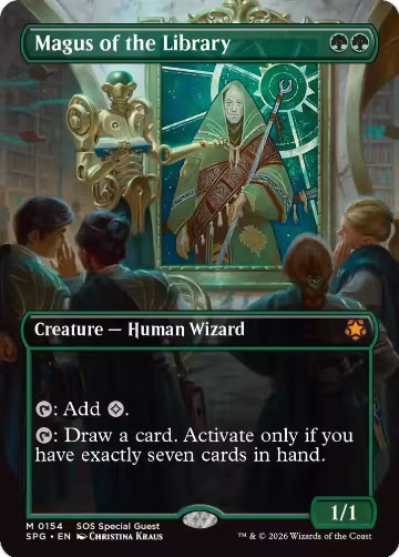 Magus of the Library (Borderless) (154), Special Guests — Magic card price