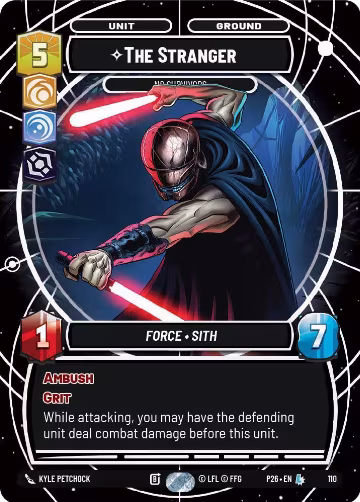 The Stranger - No Survivors (110), Sector and Regional Promos: Season 1 — Star Wars card price